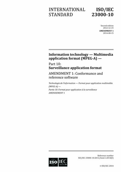 Standards PDF Cover Page