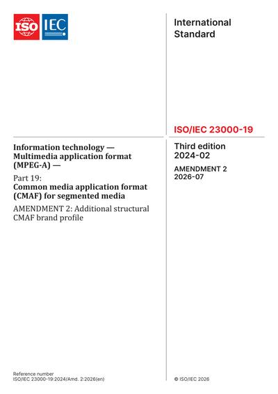 Standards PDF Cover Page
