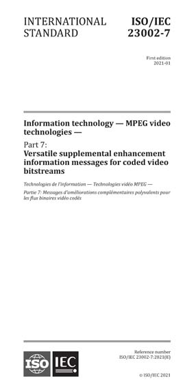 Standards PDF Cover Page