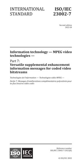 Standards PDF Cover Page