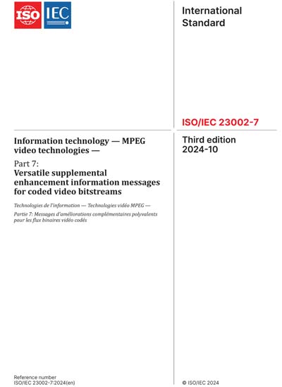 Standards PDF Cover Page