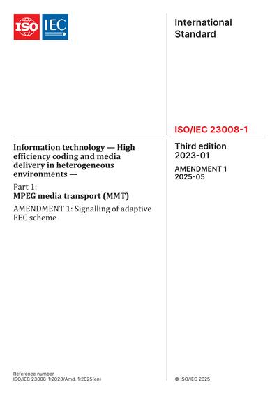 Standards PDF Cover Page