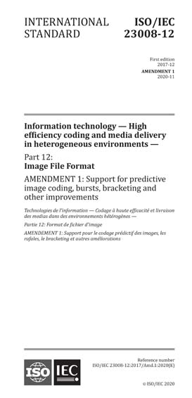 Standards PDF Cover Page