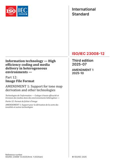 Standards PDF Cover Page