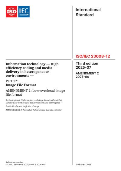 Standards PDF Cover Page