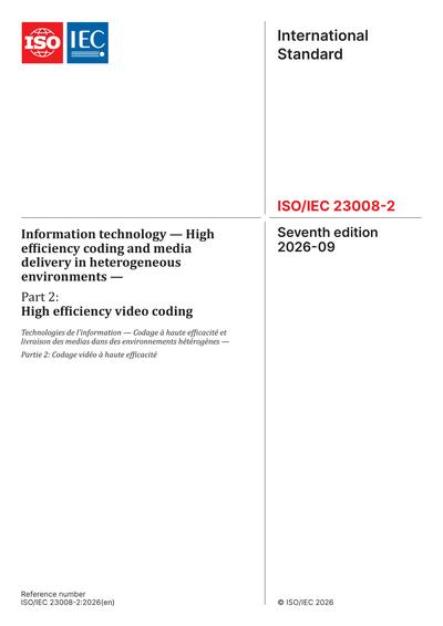 Standards PDF Cover Page