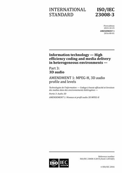 Standards PDF Cover Page