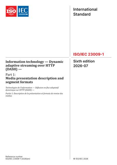 Standards PDF Cover Page