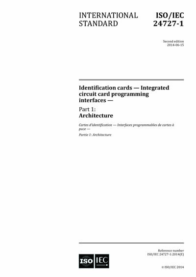 Standards PDF Cover Page