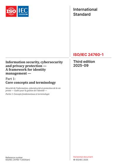Standards PDF Cover Page