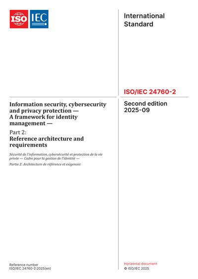 Standards PDF Cover Page