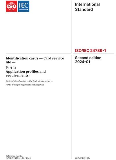 Standards PDF Cover Page