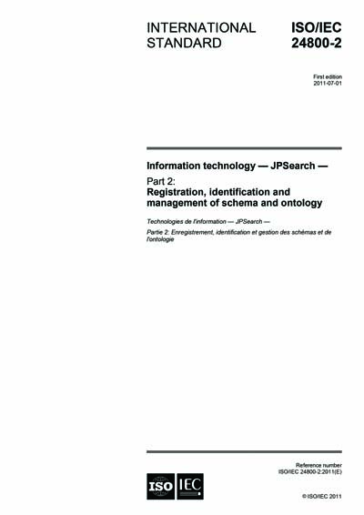 Standards PDF Cover Page