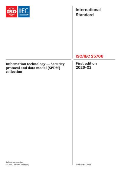 ISO/IEC 25706:2026 - Information technology - Security protocol and ...
