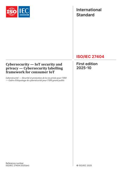 Standards PDF Cover Page