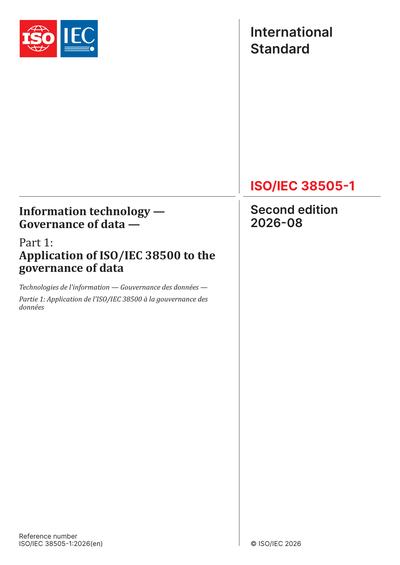 Standards PDF Cover Page