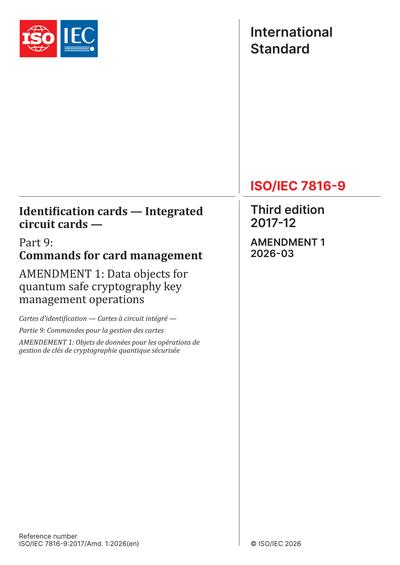 Standards PDF Cover Page