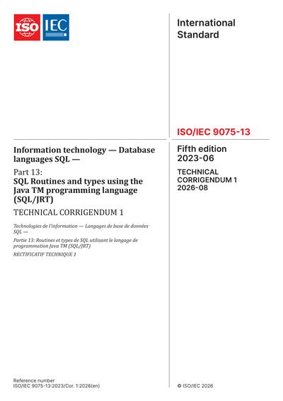 Standards PDF Cover Page