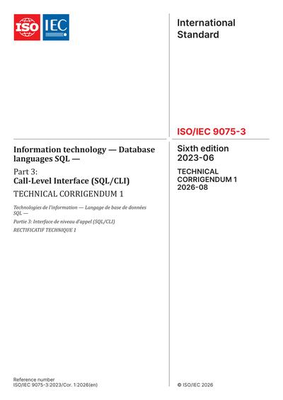 Standards PDF Cover Page