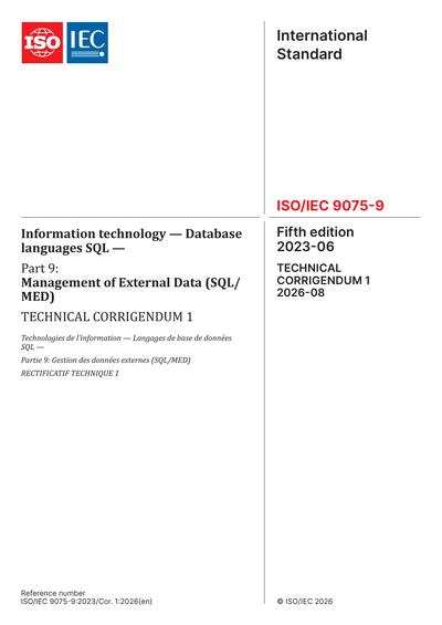 Standards PDF Cover Page