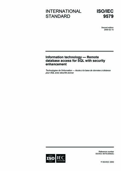 Standards PDF Cover Page