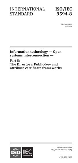 Standards PDF Cover Page