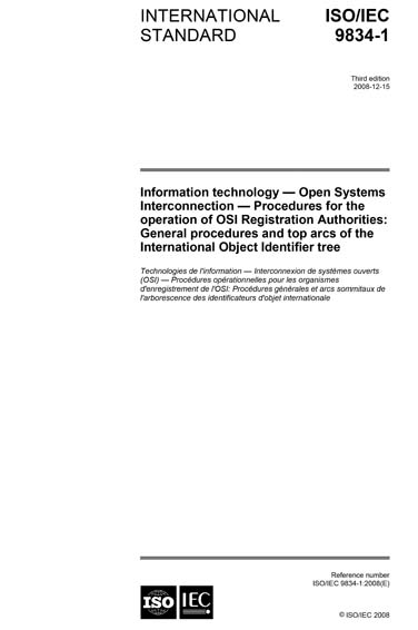 Standards PDF Cover Page