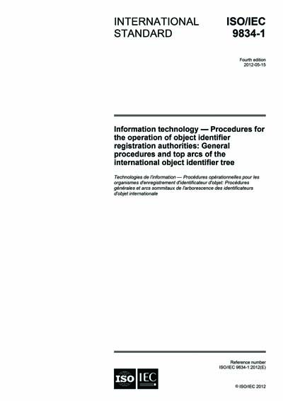 Standards PDF Cover Page