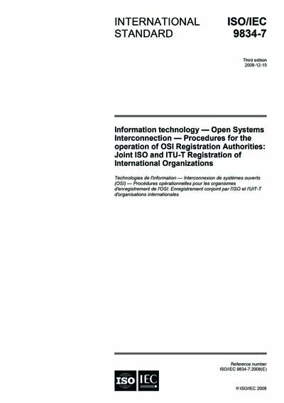 Standards PDF Cover Page