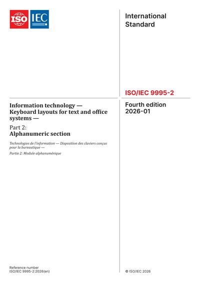 Standards PDF Cover Page