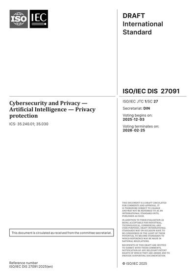 Standards PDF Cover Page