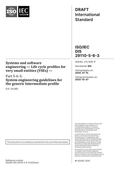 Standards PDF Cover Page