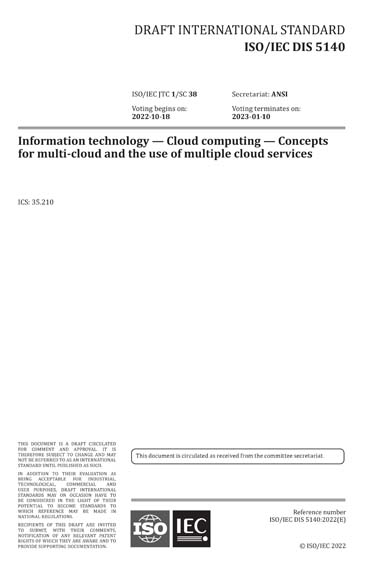 Standards PDF Cover Page