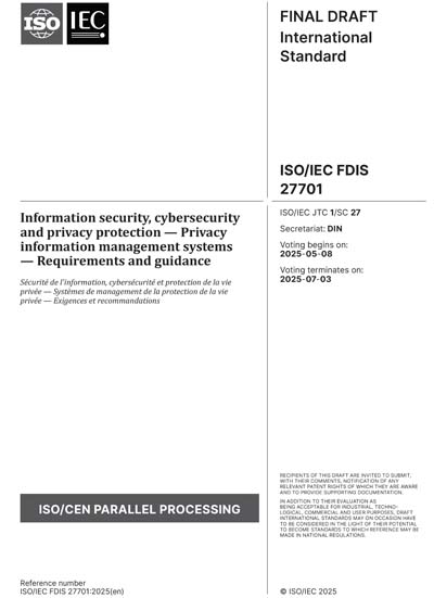 Standards PDF Cover Page