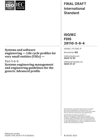 Standards PDF Cover Page