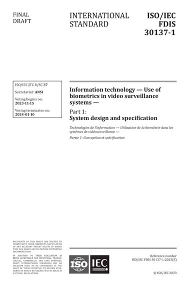 Standards PDF Cover Page