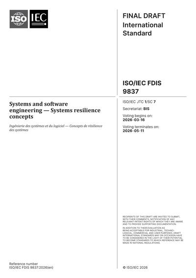 Standards PDF Cover Page