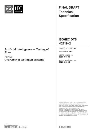 Standards PDF Cover Page