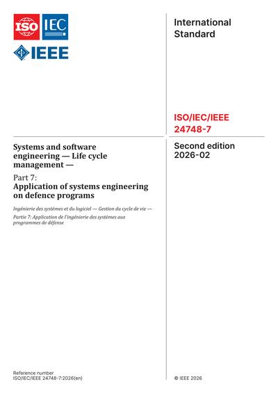 Standards PDF Cover Page