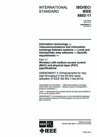 Standards PDF Cover Page