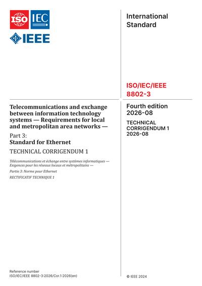 Standards PDF Cover Page