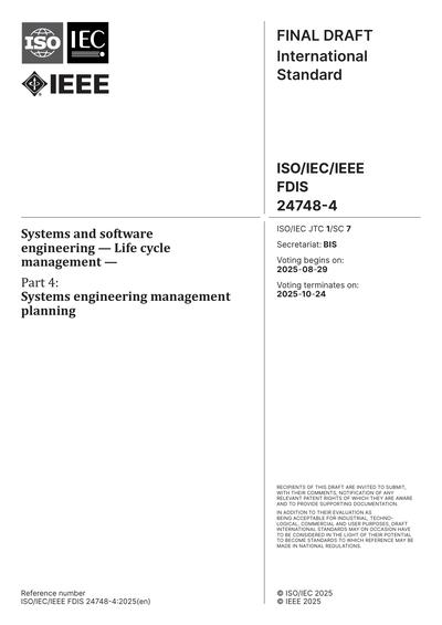 Standards PDF Cover Page