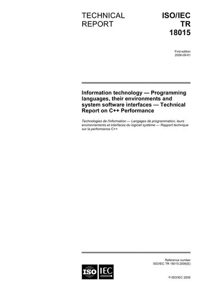 Standards PDF Cover Page