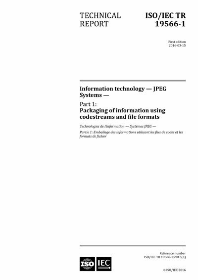 Standards PDF Cover Page
