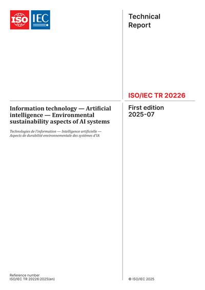 Standards PDF Cover Page