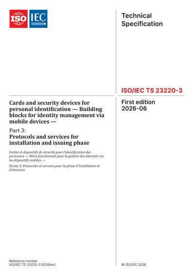 Standards PDF Cover Page