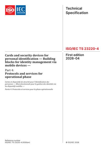 Standards PDF Cover Page