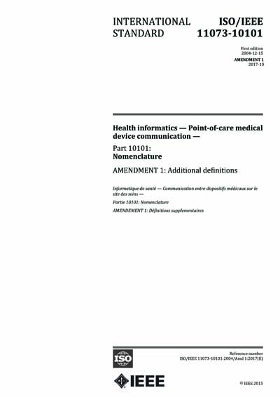 Standards PDF Cover Page