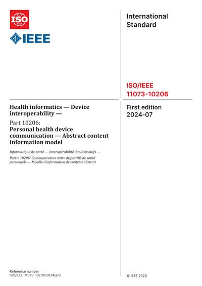 Standards PDF Cover Page