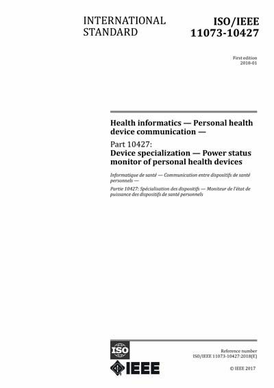Standards PDF Cover Page